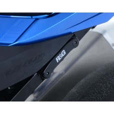 R&G Racing Exhaust Hanger & Left Hand Footrest Blanking Plate (kit) for Suzuki GSX-R1000 / GSX-R1000R '17-'22